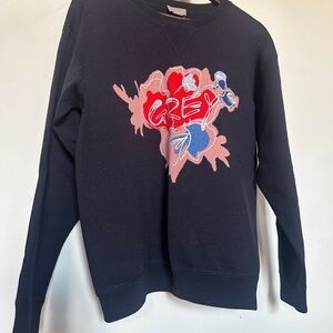 Jason Wu Black Graphic Women's Sweater